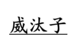 威汰子