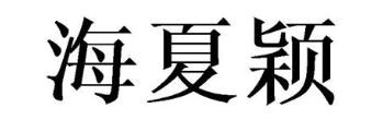 海夏颖