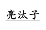 亮汰子